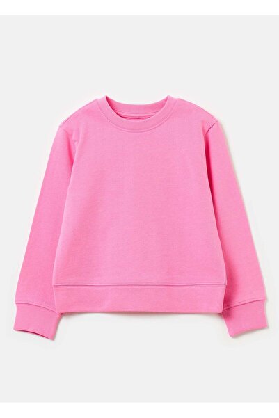 Ovs Solid Colour Sweatshirt In French Terry