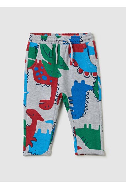Ovs Joggers With All-Over Dinosaurs Print