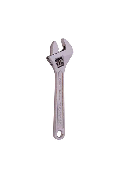 Tactix Corrosion-Resistant Chrome-Vanadium Steel Adjustable Wrench 6 Inch