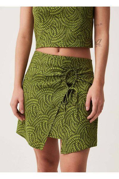 Ovs Sarong Skirt With All-Over Print