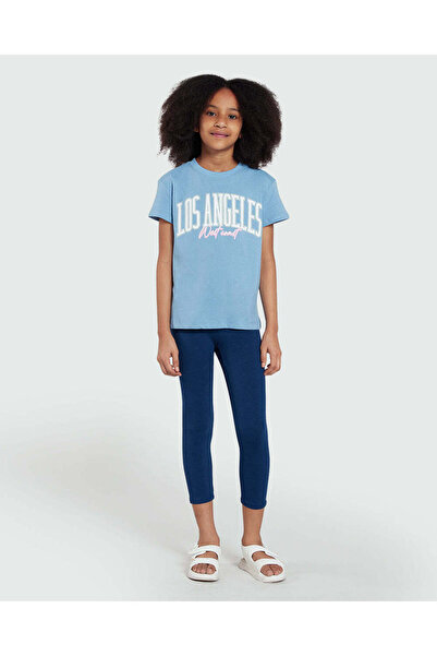 Ovs بنطال ضيق بطول ثلاثة أرباع من القطن المرن