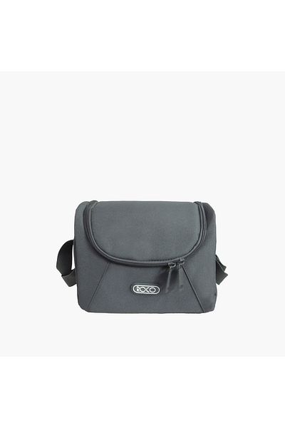 Roco Solid Lunch Bag with Adjustable Strap and Zip Closure