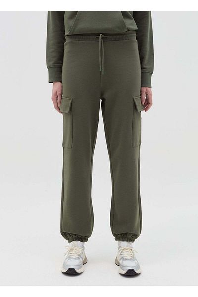 Ovs Cargo Joggers In Fleece With Drawstring
