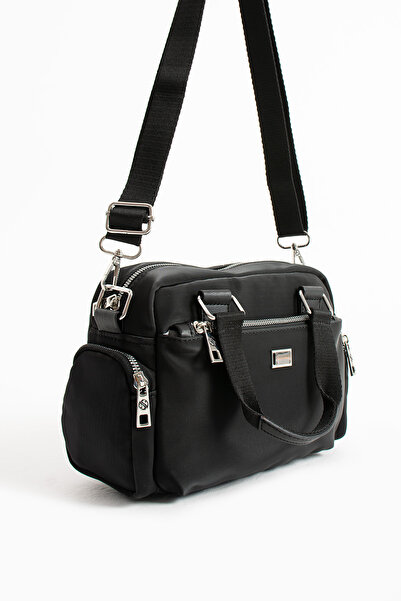 Sanmorris 1422 Geantă de mână și de umăr reglabilă cu mai multe compartimente...