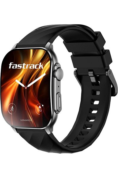 FASTRACK HORIZON S1 SMART WATCH 1.96" AMOLED ARCHED DISPLAY, FUNCTIONAL CROWN, BT CALLING, HEALTH SU