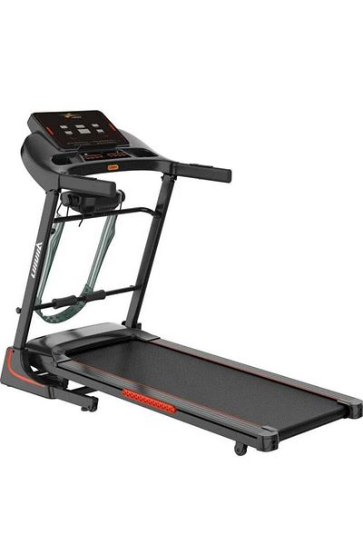 LIJIUJ Smart Foldable Treadmill with 4 HP Motor and 140 kg Capacity with Massage Device S800DS