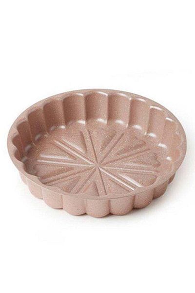 Dessini Cake Mould, 28 CM Cake Pan 3D (Flower Shape), Rose Gold
