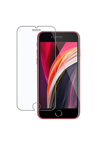 TechnoZone iPhone SE 2020 Uyumlu Kırılmaz Ekran Koruyucu Temperli Cam