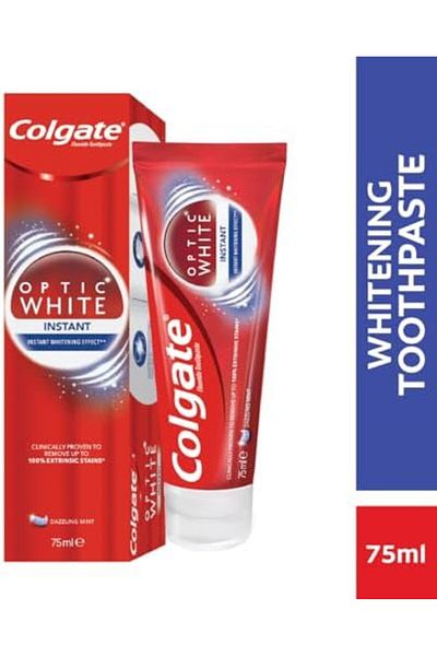 Colgate Optic White Instant Whitening Toothpaste, 75ml