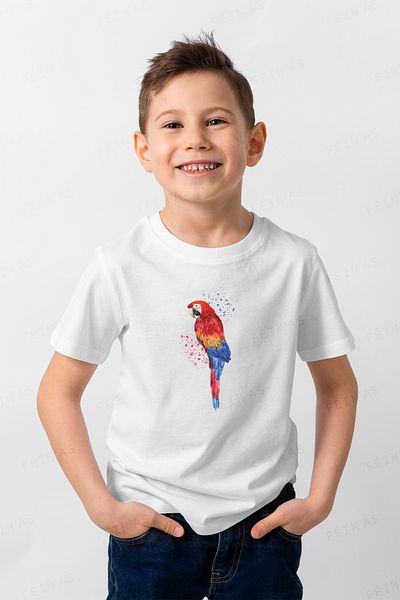 feinas Παιδικό Tshirt - Παπαγάλος