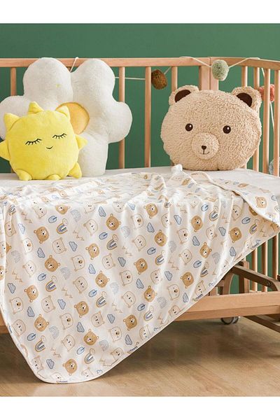 LC Waikiki Printed Baby Boy Blanket 75X100 cm (W4)