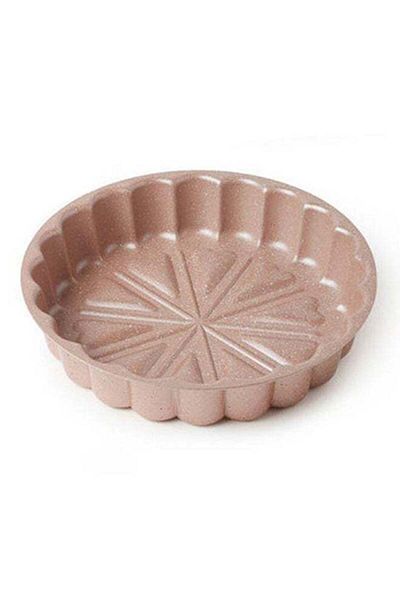 Dessini Cake Mould, 32 CM Cake Pan 3D (Flower Shape), Rose Gold