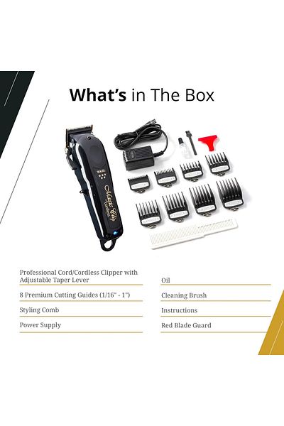 Wahl Cordless Magic Clip Black Professional Hair Clipper
