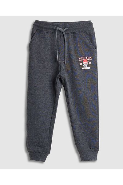 R&B Gray BOYS KNIT BOTTOM 2-8Y