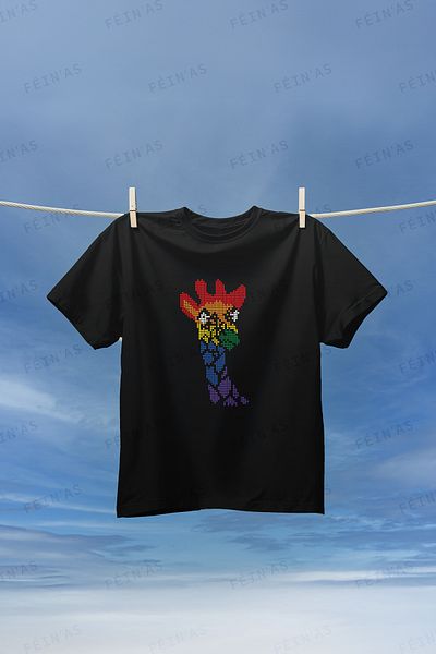 feinas Children's Tshirt - Colorful Giraffe
