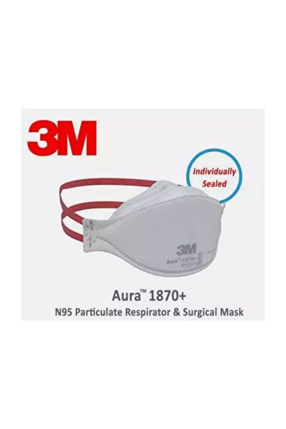 SYM SARAÇ 3M TOZ VE PARTÜKÜL MASKESİ 3M AURA 1870 VENTİLSİZ 100 ADET