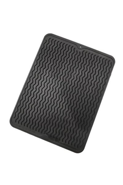 MOAWAVE Large heat-resistant silicone dish drainer, black MOAWAVE™