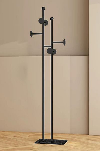 Generic a modern, minimalist floor-standing coat, Abaya and clothes rack, a Nordic and light luxury design