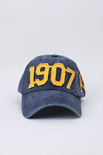 Kapin قبعة كناري مكتوبة عتيقة للجنسين من 1907 - أزرق داكن