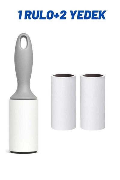 Makri High Adhesive Lint and Stain Collector 60 Leaf Roll, +2 Replacement Rolls