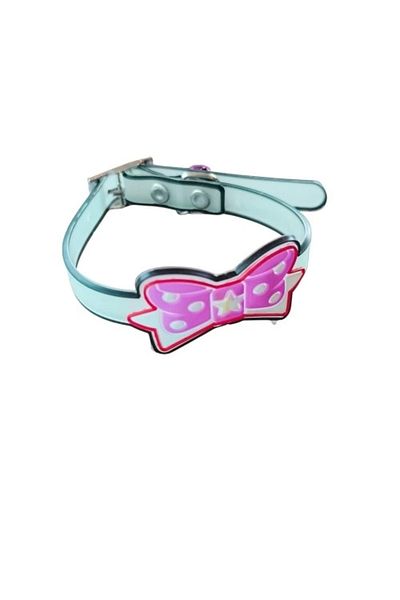 emosavm Silicone Cat Collar with Bow Tie