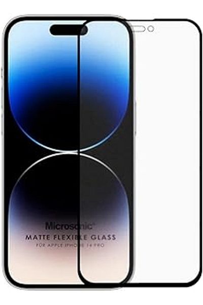 AMAZON TOHUM Microsonic Apple iPhone 14 Pro Ceramic Matte Flexible Screen Protector Black