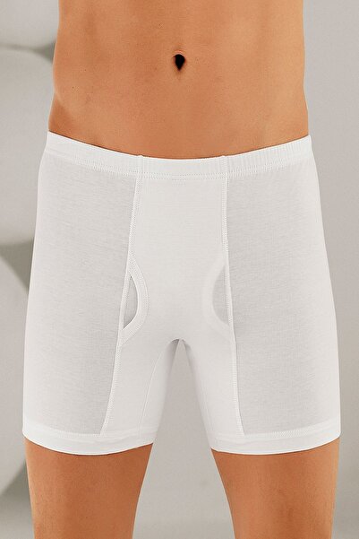 Şahinler Мъжки бели боксерки от 100% памук, 6 броя в пакет