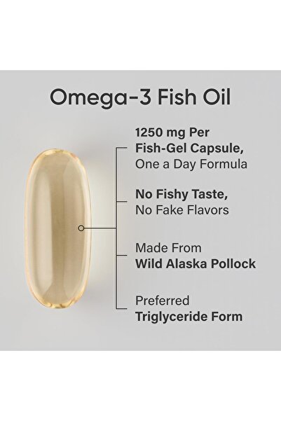 Sports Research Triple Strength Omega 3 Fish Oil - 1250 mg, 90 ct