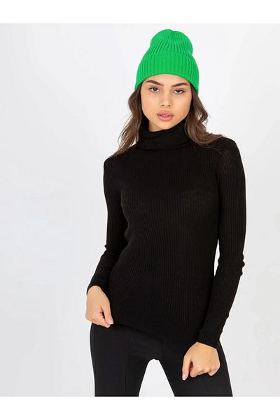 UniqueStore.ro Emily Black High Collar Blouse - One Size