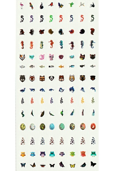 Trendonline Minimal Semboller Geçici Vücut Dövmesi