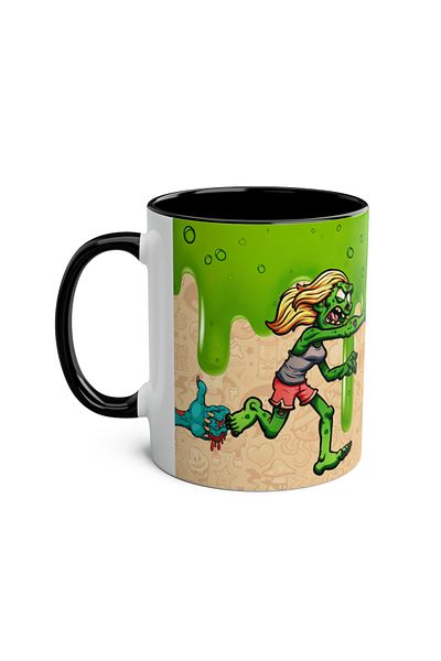 DUBLEMETRE Zombie Pattern Printed Mug