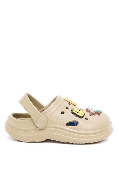 R&B Brown KIDS BOYS CLOGS 26-31