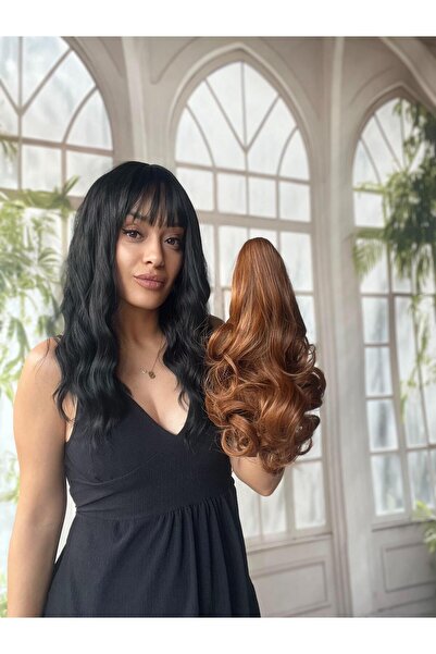 Suzan Peruk Tokalı Mandallı Postiş At Kuyruğu Tak ve çık