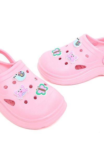 R&B Pink GIRLS CLOGS 32-37