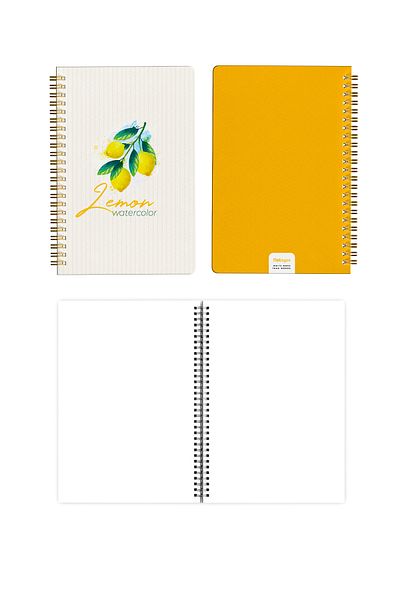 Notisyon A5 Spiral Unlined Notepad – 148 Pages – Daily, Lesson, Planning and School Notebook