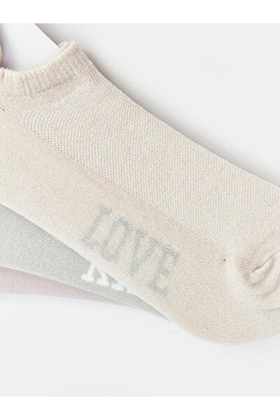 LC Waikiki Печатни дамски чорапи, 3-пакет (S4)