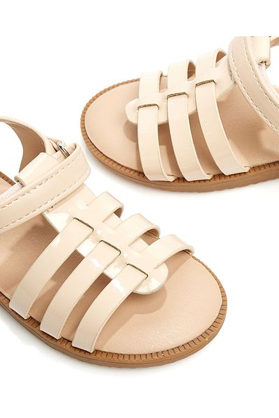 R&B Ecru Melange INFANT GIRLS SANDALS 21-25
