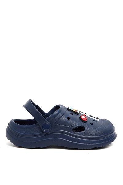 R&B Navy Blue BOYS CLOGS 32-37