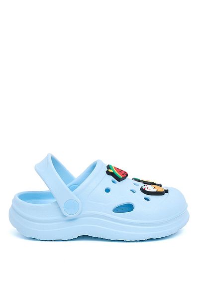 R&B Blue KIDS GIRLS CLOGS 26-31