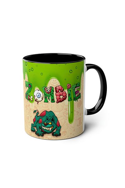 DUBLEMETRE Zombie Pattern Printed Mug