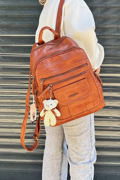 Just Polo New Season Long Strap Multi-Compartment Women's Handbag and Backpack
