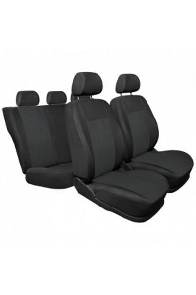 DELUXETUNING Set huse auto pentru scaune compatibile Dacia Logan 2 MCV 2012-2020, 5 locuri, material textil