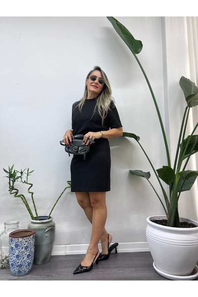TREND&LİFE Büyük beden kısa elbise