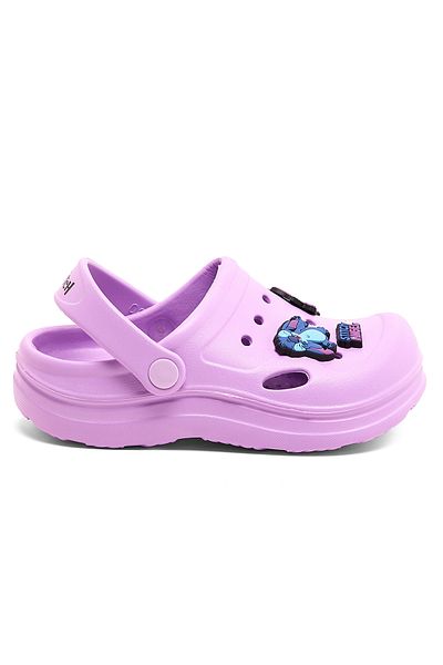 R&B Lilac KIDS GIRLS CLOGS CHARACTER 26-31