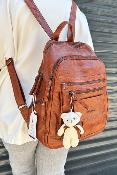 Just Polo New Season Long Strap Multi-Compartment Women's Handbag and Backpack