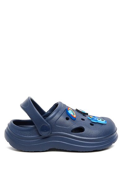 R&B Navy Blue KIDS BOYS CLOGS 26-31