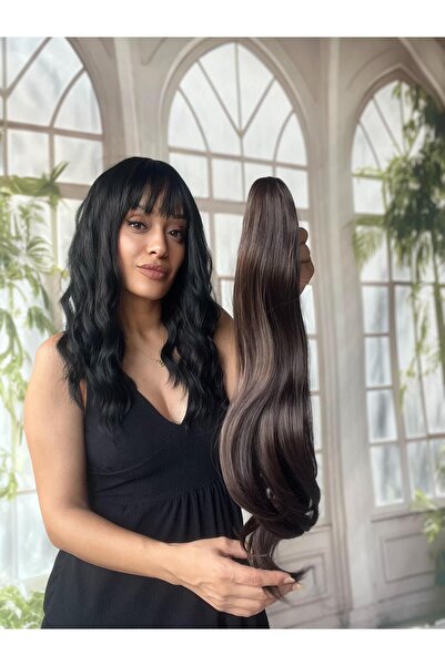 Suzan Peruk Tokalı Mandallı Postiş At Kuyruğu Tak ve çık