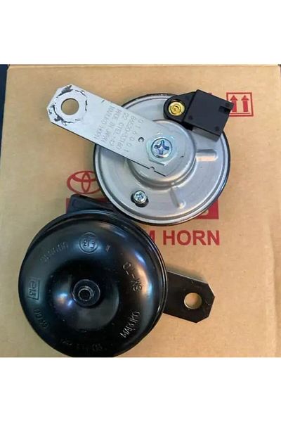 Generic Toyota Premium Genuine Horn Set, Black, OEM Accessories