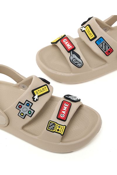 R&B Grey BOYS SLIPPERS 31-36
