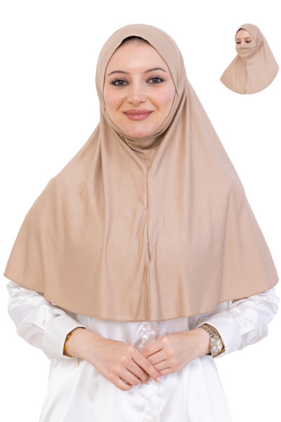 Modish Group Eșarfă pentru cap gata de folosit Îmbrăcăminte islamică practică Turban din păr înclinat din bumbac pieptănat Eșarfă moale pentru rugăciune